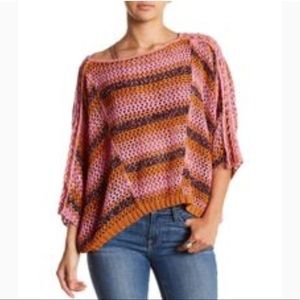 Free People Pearl Searching Linen Blend Sweater